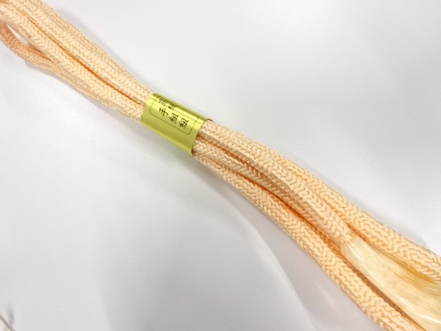 JAPANESE KIMONO / UNUSED HAND-TIED OBIJIME